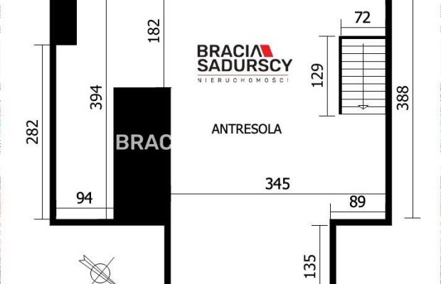 Starowiślna | centrum miasta | antresola 