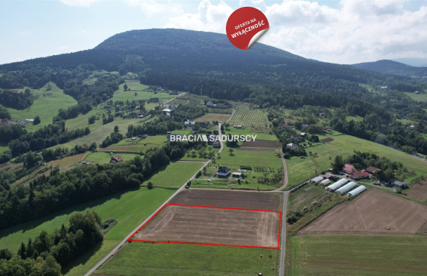 DZIAŁKA BUDOWLANA SZYK 60 ARÓW PŁASKA PROSTOKĄT