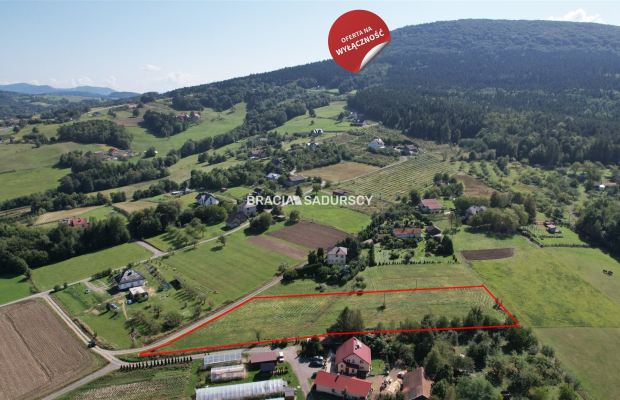 DZIAŁKA BUDOWLANA SZYK 47 A PŁASKA WIDOKOWA UZBRO.