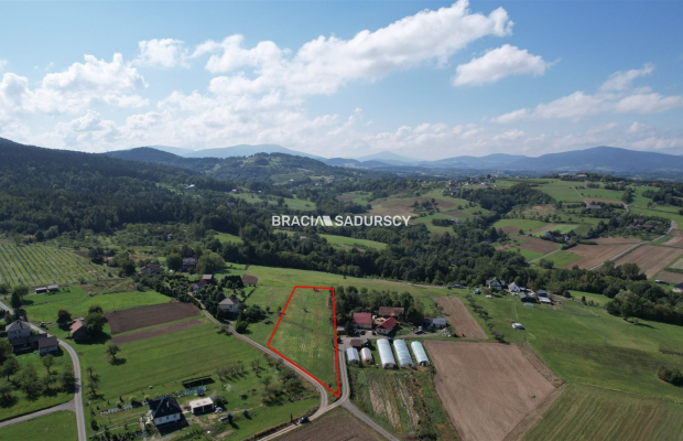 DZIAŁKA BUDOWLANA SZYK 47 A PŁASKA WIDOKOWA UZBRO.