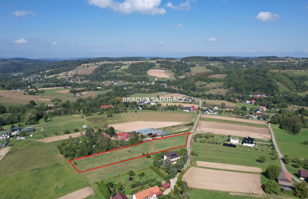 DZIAŁKA BUDOWLANA SZYK 47 A PŁASKA WIDOKOWA UZBRO.