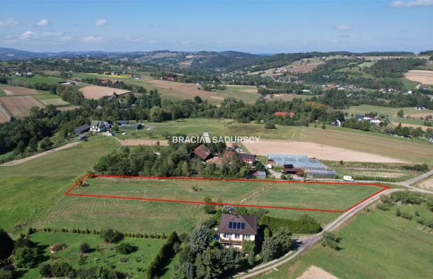 DZIAŁKA BUDOWLANA SZYK 47 A PŁASKA WIDOKOWA UZBRO.