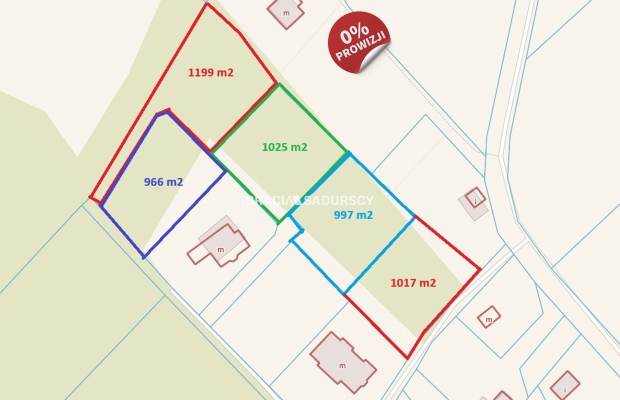 Atrakcyjna działka budowlana Włosań gm. MOGILANY