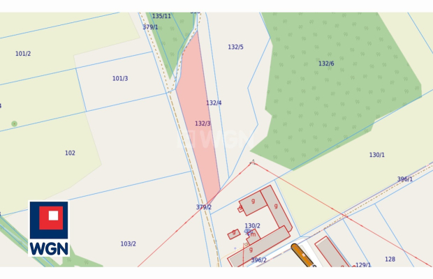 Siedlce, gmina Lubin, działka budowlana, 3313 m2, sprzedaż, 132000 zł.  
  
Działka w części budowlana położona w miejscowości 