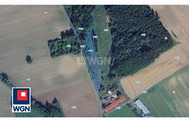 Siedlce, gmina Lubin, działka budowlana, 3313 m2, sprzedaż, 132000 zł.  
  
Działka w części budowlana położona w miejscowości 