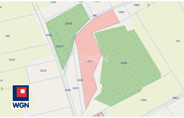Siedlce, gmina Lubin, działka budowlana, 9787 m2, sprzedaż, 390000 zł.  
  
Działka w części budowlana położona w miejscowości 