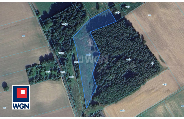 Siedlce, gmina Lubin, działka budowlana, 9787 m2, sprzedaż, 390000 zł.  
  
Działka w części budowlana położona w miejscowości 