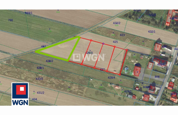 Kłobuczyn, gmina Gaworzyce, działka budowlana, 2244m2, cena 85 000zł.  
  
Zapraszam do zapoznania się z ofertą działek budowla