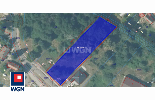 Komorniki, gmina Polkowice, działki pod zabudowę jednorodzinną, 1931 m2, sprzedam, cena 193 100 zł.  
  
KUPUJĄCY NIE PŁACI WYN