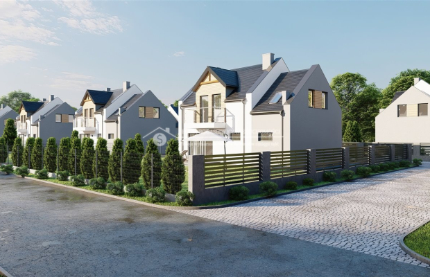 Kameralna i nowoczesna zabudowa domów jednorodzinnych o powierzchni użytkowej 119 m2 z optymalnie zaaranżowanym przez architekt