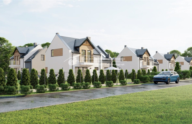 Kameralna i nowoczesna zabudowa domów jednorodzinnych o powierzchni użytkowej 119 m2 z optymalnie zaaranżowanym przez architekt