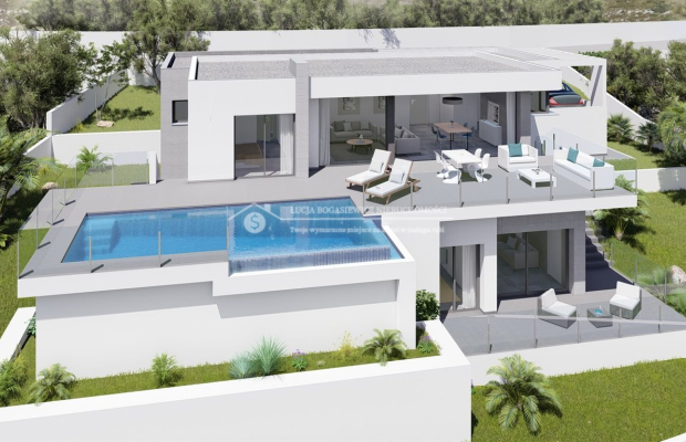 Już dziś spełnij swoje marzenie o pięknej willi w słonecznej Hiszpanii na najpiękniejszym wybrzeżu Costa Blanca! Nowoczesna wil