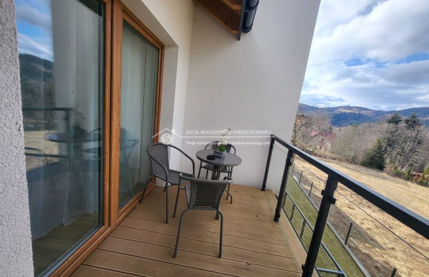 Nowoczesne mieszkanie z antresolą w zielonej okolicy Szczyrku - gotowe do zamieszkania!  

 Zapraszam do zapoznania się z wyjąt