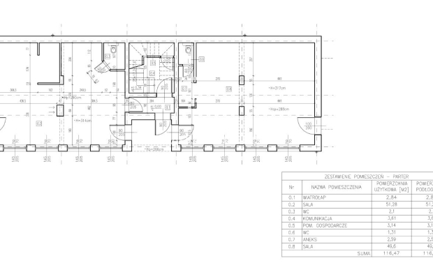 Budynek handlowo-mieszkanly Centrum Skawiny