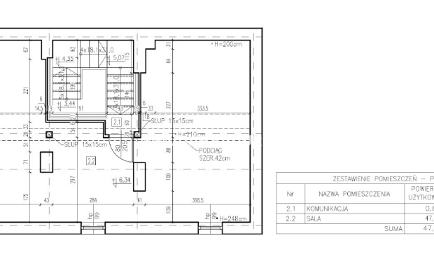 Budynek handlowo-mieszkanly Centrum Skawiny