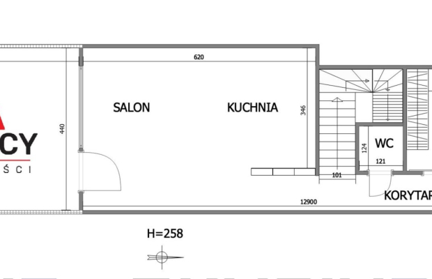 Mieszkanie w szeregóce, Zarabie, Myślenice