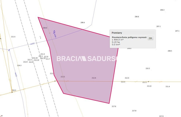 Na sprzedaż działka budowlana – 19 arów