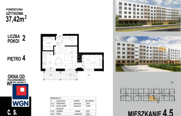 Głogów, mieszkanie, 2 pokoje, balkon, winda, 37,42 m2, sprzedam, 273166 zł.  
  
KUPUJĄCY NIE PŁACI PROWIZJI!  
OFERTA BEZPOŚRE