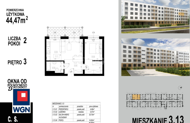 Głogów, mieszkanie, 2 pokoje, balkon, winda, 44,47 m2, sprzedam, 320184 zł.  
  
KUPUJĄCY NIE PŁACI PROWIZJI!  
OFERTA BEZPOŚRE