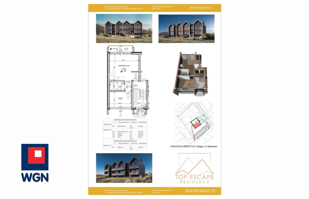 Ściegny, Karpacz, apartament 45 m2, 630 000 zł, sprzedam.  
  
KUPUJĄCY 0 % PROWIZJI.  
  
  
Nowoczesny apartament w Ściegnach