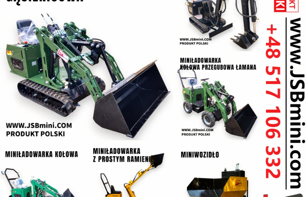 Ładowarka Koparka Wozidło - NOWE 2026 - Prosto od Producenta JSB POLSKA -