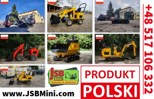 Ładowarka Koparka Wozidło - NOWE 2026 - Prosto od Producenta JSB POLSKA -