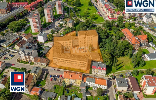 Elbląg, budynki biurowe, 9040 m2, sprzedam 4 400 000 zł, netto.  
  
Na sprzedaż kompleks budynków biurowo-technicznych z parki