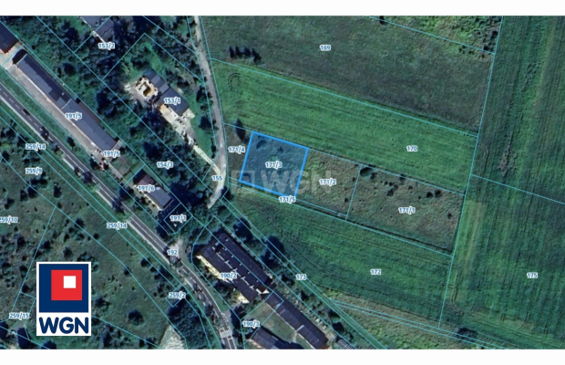 Przemków, ulica Krochmalna, działka budowlana 1425m2, sprzedam, cena 59900zł.  
  
Na sprzedaż działka budowlana między ulicami