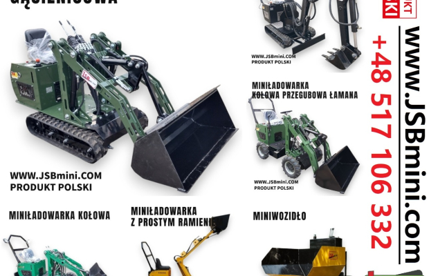 Ładowarka Koparka Wozidło - NOWE 2026 - Prosto od Producenta JSB POLSKA -