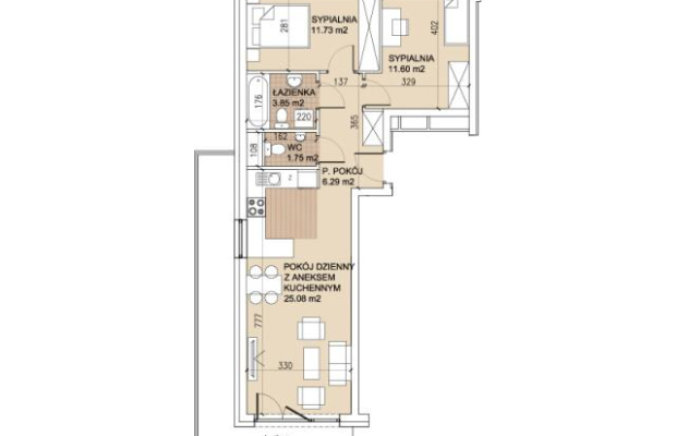 3-pokojowe mieszkanie na Sołtysowicach