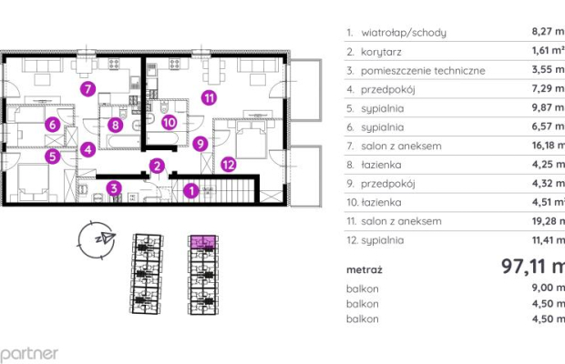 5 pokoi - wiele opcji aranżacji! Jagodno