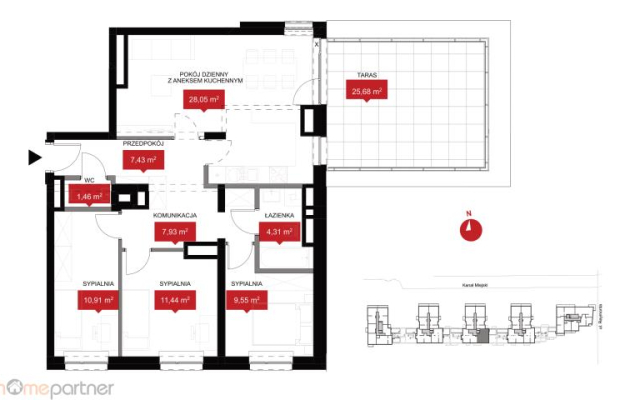 Mieszkanie 4-pokojowe z WIDOKIEM NA RZEKĘ!