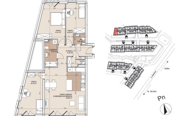 MIESZKANIE NA SPOKOJNYM OSIEDLU, UL. DŁUGA