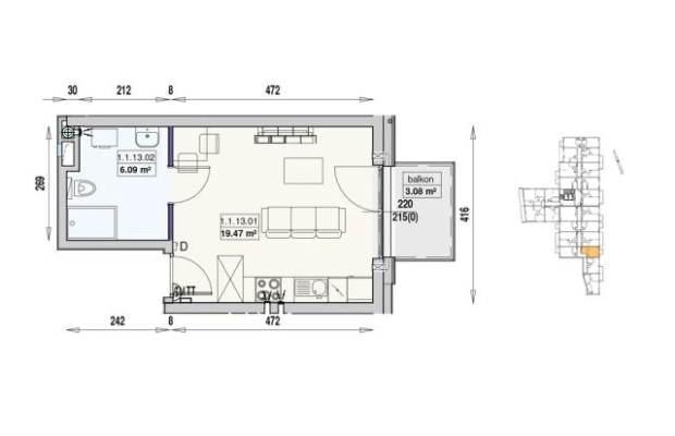 Kawalerka idealna pod inwestycję, przy PKP