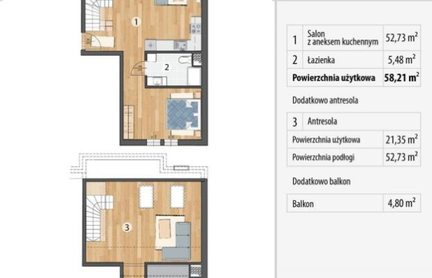 Gotowe do odbioru•PKP 300 m•Balkon•DWUPOZIOMOWE