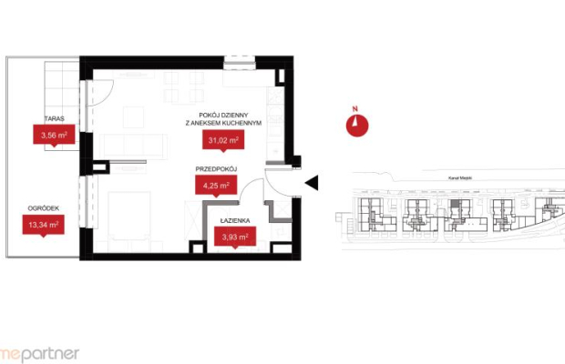 Kawalerka z WIDOKIEM NA RZEKĘ!