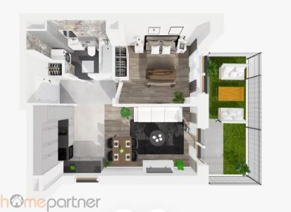 Kawalerka z WIDOKIEM NA RZEKĘ!