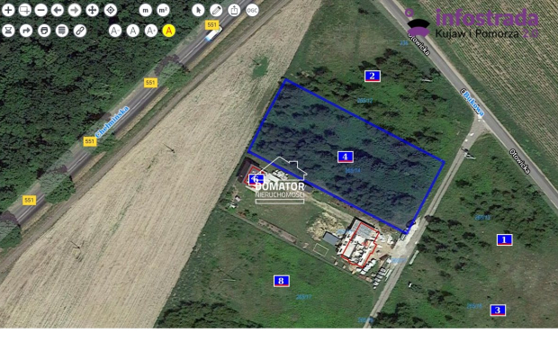 Działka na sprzedaż, 2132 m2, Dąbrowa Chełmińska