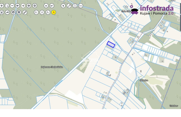 Działka na sprzedaż, 2132 m2, Dąbrowa Chełmińska