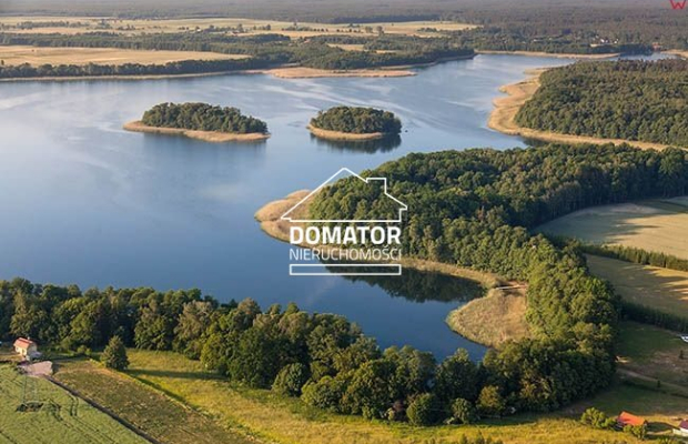 Działka z linią brzegową jeziora 4200 m2!