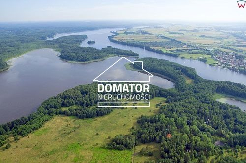 Działka z linią brzegową jeziora 4200 m2!