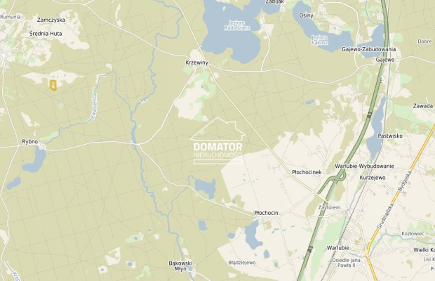 Działka 2,6400 ha Lipinki 