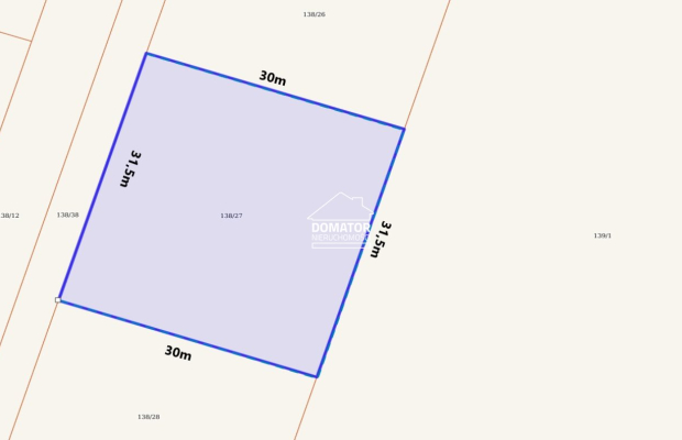 DZIAŁKA 952M Z GOTOWYM PROJEKTEM 