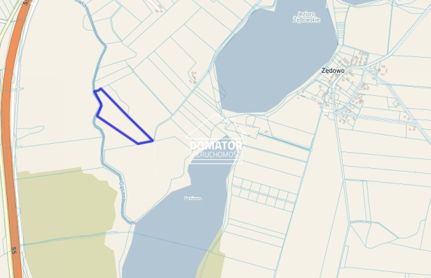 Działka rekreacyjne 3000 m2 w Wąsoszu