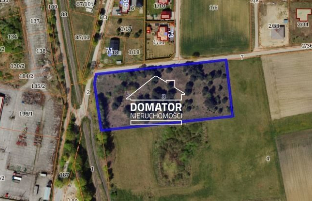 Działka usługowa przy ulicy BoWiD