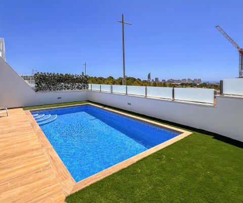 BUNGALOWY Z PRYWATNYM BASENEM W FINESTRAT