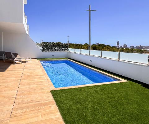 BUNGALOWY Z PRYWATNYM BASENEM W FINESTRAT