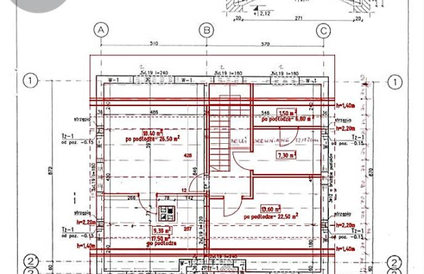Dom wolnostojący w stanie surowym otwartym