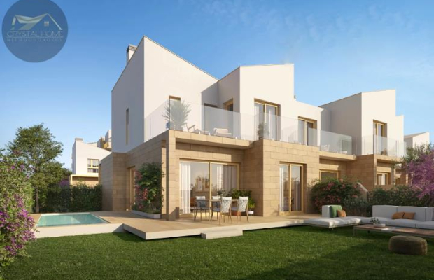 Domy szeregowe zaledwie 400m od morza w Denia