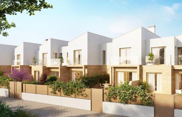 Domy szeregowe zaledwie 400m od morza w Denia